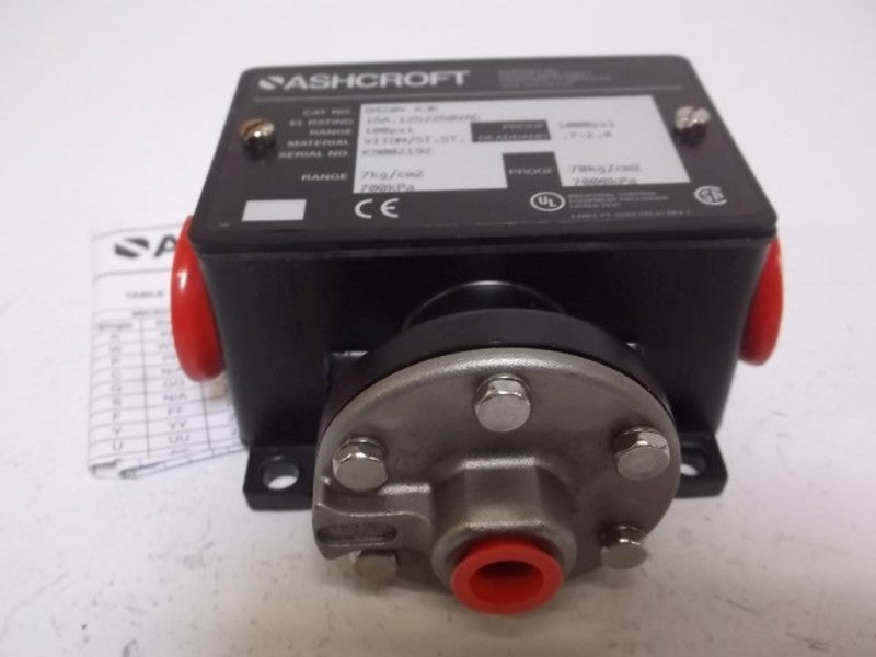 ASHCROFT B420VXJK PRESSURE SWITCH 100 PSI  NSMP