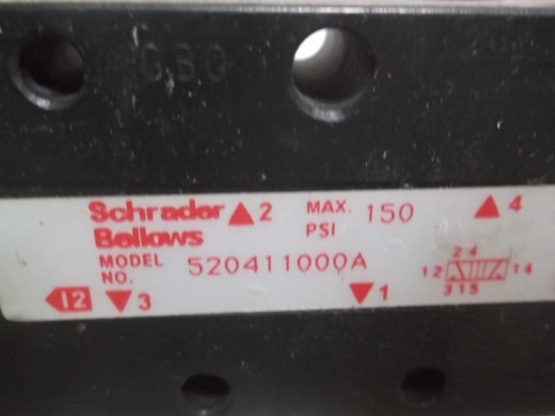 SCHRADER BELLOWS 520411000A MANUAL AIR CONTROL VALVE  NSNP