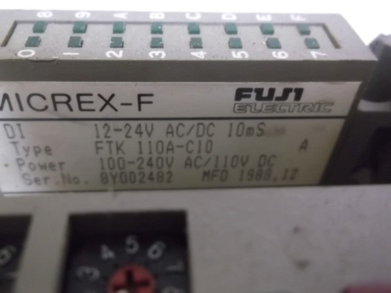 FUJI FTK 110A-C10 MICREX-F MODULE  UNMP