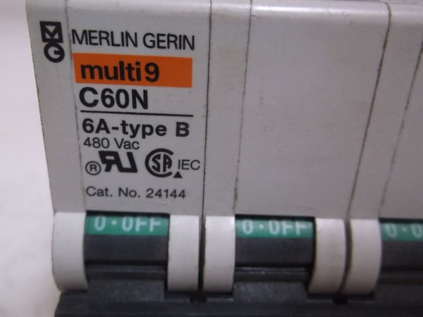 MERLIN GERIN 24144 CIRCUIT BREAKER 6A  UNMP