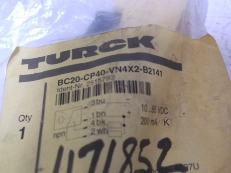 TURCK BC20-CP40-VN4X2-B2141 CAPACITIVE SENSOR  NSMP