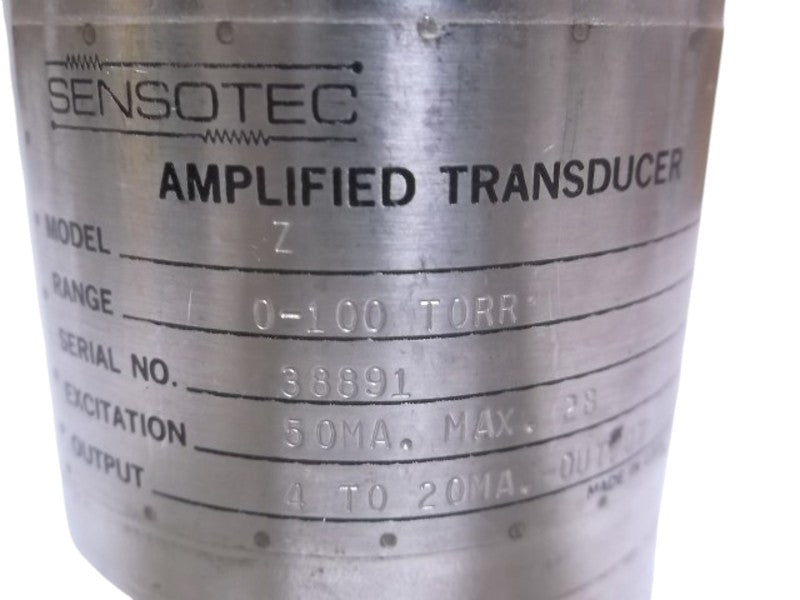 SENSOTEC MODEL Z AMPLIFIED TRANSDUCER  NSNP
