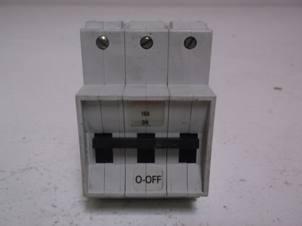 ENTRELEC GMT 10U CIRCUIT BREAKER 10A-240VAC  UNMP
