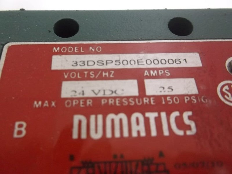 NUMATICS 33DSP500E000061 PNEUMATIC VALVE  NSNP