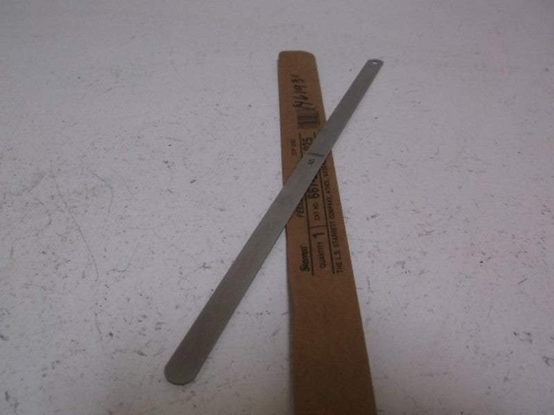 LOT OF 2 STARRETT 667-25 FEELER STRIP NSMP