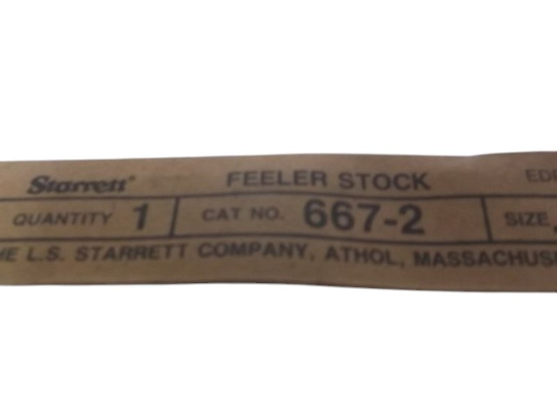 LOT OF 3 STARRETT 667-2 FEELER STRIP NSMP