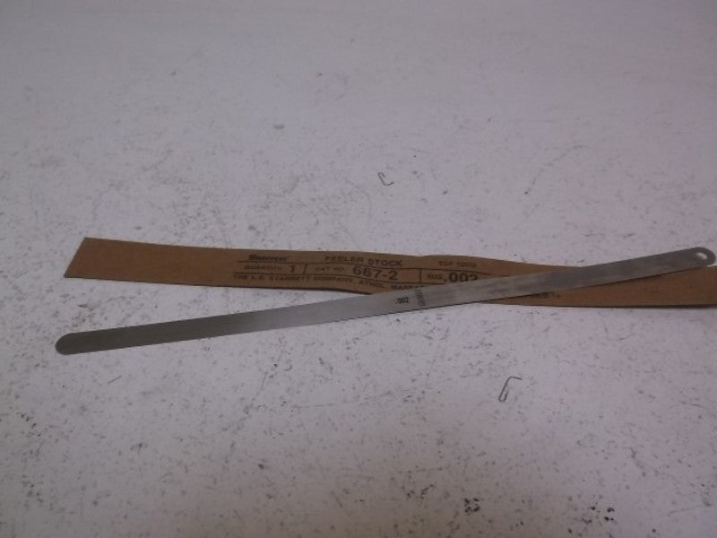 LOT OF 3 STARRETT 667-2 FEELER STRIP NSMP