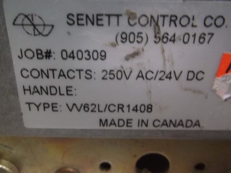 SENETT CONTROL VV62L/CR1408  UNMP