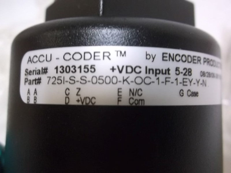 ENCODER 725I-S-S-0500-K-OC-1-F-1-EY-Y-N ACCU-CODER  NSMP