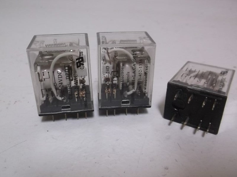 LOT OF 3 MEC GM-DPDT-24D RELAY NSNP