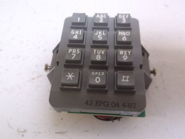 ITT 42EPG04 4-87 KEYBOARD  NSMP