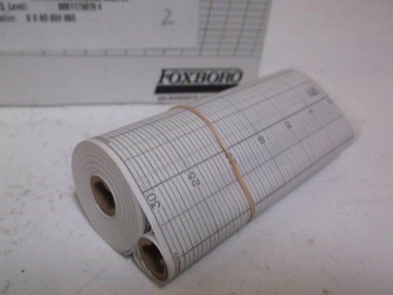 LOT OF 2 FOXBORO 33022-T CHART ROLL NSMP