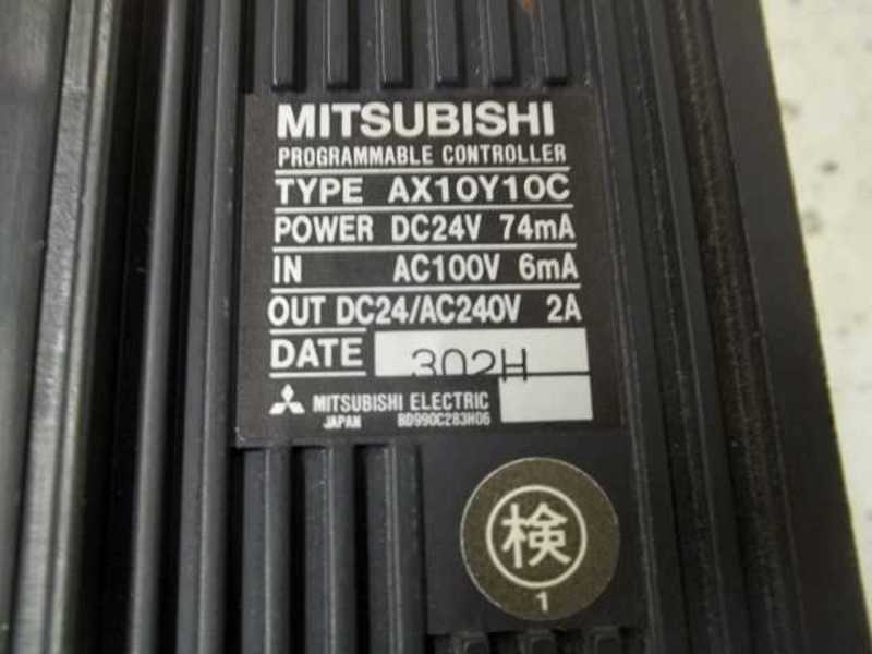 MITSUBISHI AX10Y10C PROGRAMMABLE CONTROLLER  UNMP