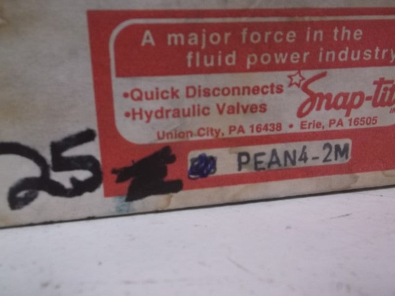 LOT OF 25 SNAP-TITE PEAN4-2M COUPLING NSMP
