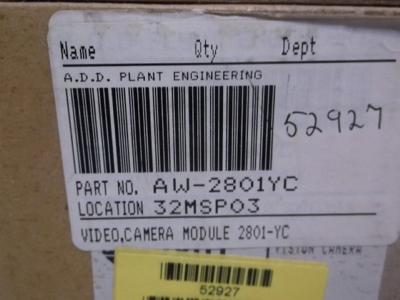 ALLEN BRADLEY 2801YC SER. A CAMERA SOLID STATE  NSMP