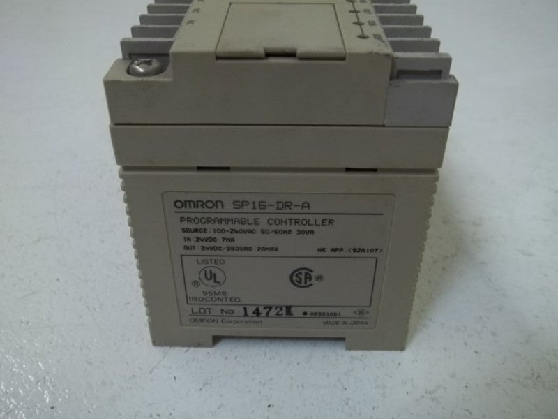 OMRON SP16-DR-A PROGRAMMER CONTROLLER  UNMP