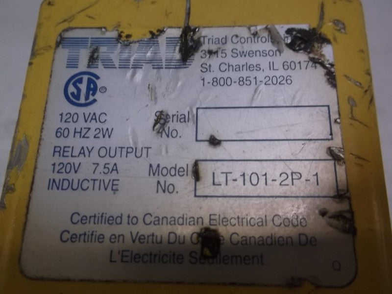TRIAD LT-101-2P-1 CONTROL SENSOR  UNMP