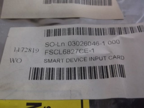 EMERSON 12P1392X062 SMART DEVICE INPUT CARD  NSNP