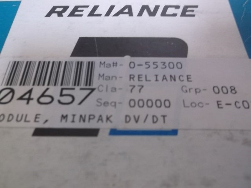RELIANCE ELECTRIC 0-55300 PC BOARD DV/DT  NSMP