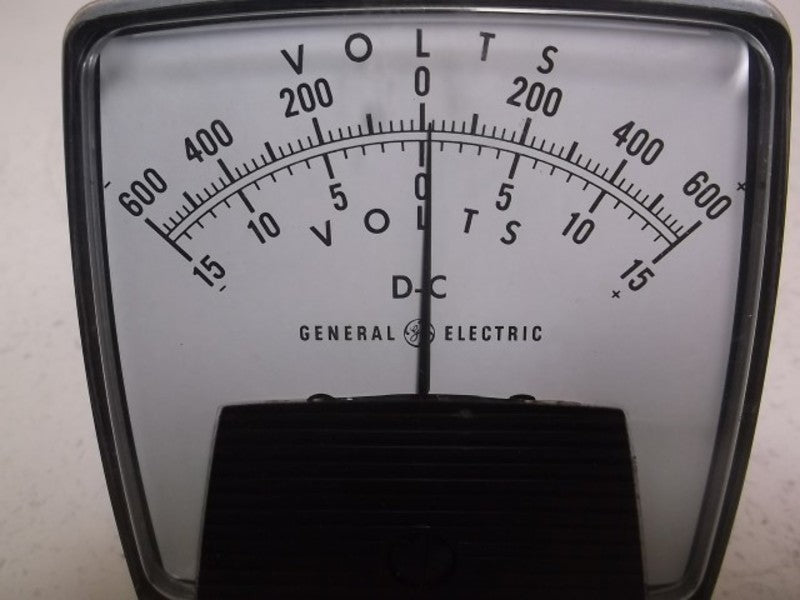 GENERAL ELECTRIC 218A4741F81DT1601C00 PANEL METER 600-0-600 V  NSMP
