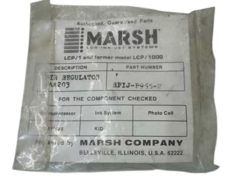 MARSH RPIJ-P955-2 AIR AREGULATOR  NSNP IN A BAG