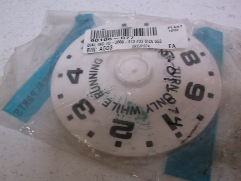 RELIANCE ELECTRIC 3800-013-DIAL  NSNP IN A BAG