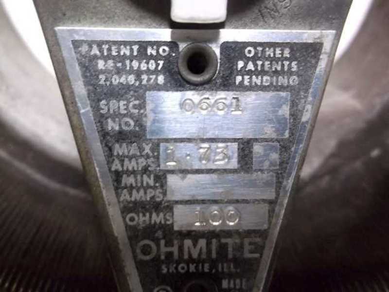 OHMITE 0661 RESISTOR  UNMP