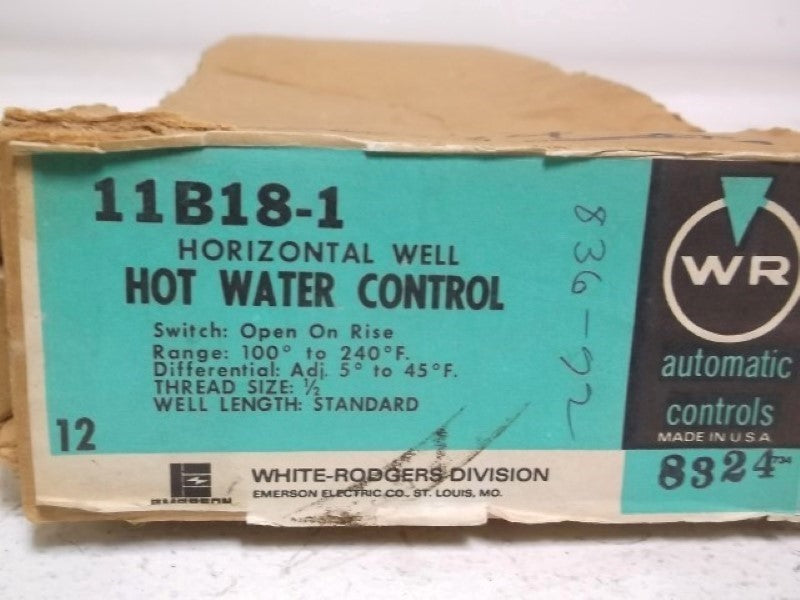 WHITE-RODGERS 11B18-1 HOT WATER CONTROL  NSMP