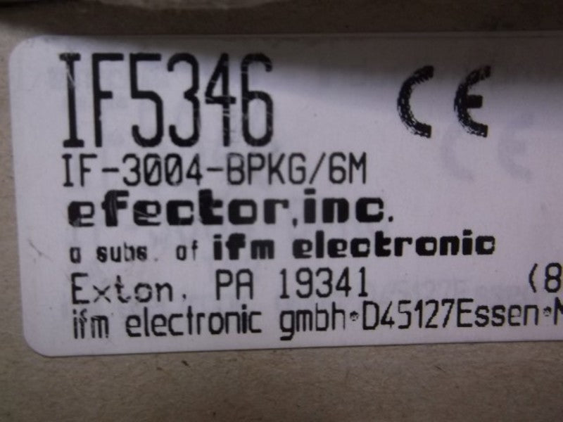 IFM EFECTOR IF5346 INDUCTIVE PROXIMITY SENSOR  NSMP