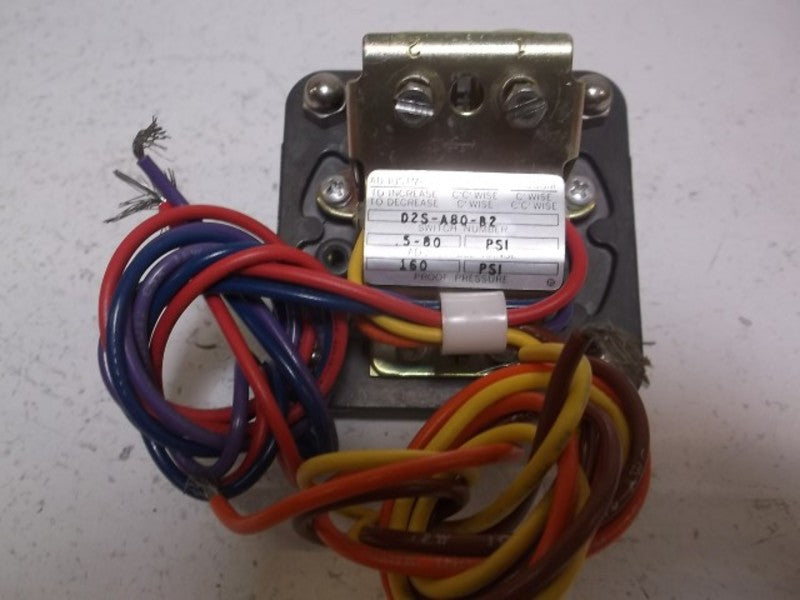 BARKSDALE D2S-A80-B2 DIAPHRAGM PRESSURE SWITCH  NSMP