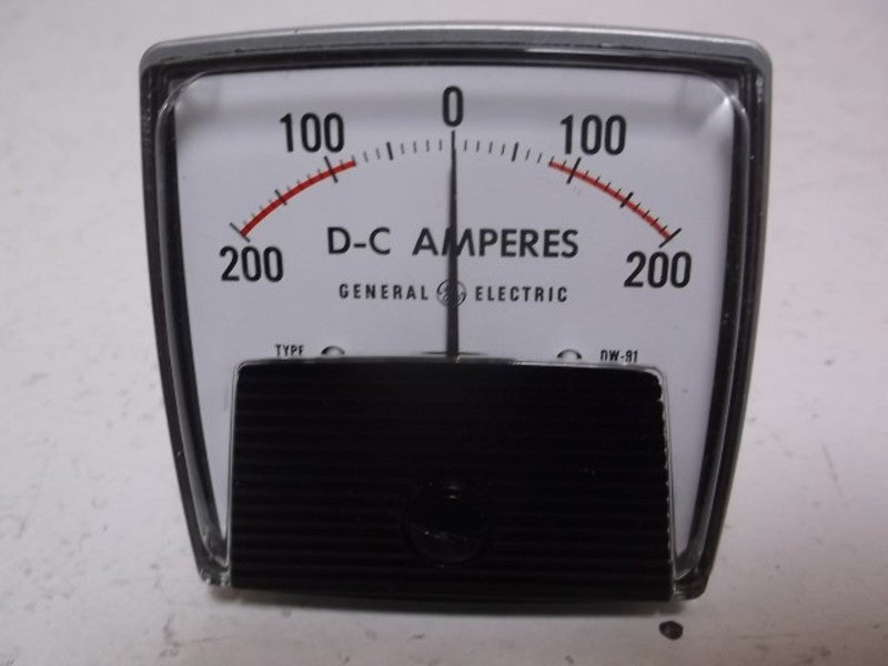GENERAL ELECTRIC 278A2184BRP1 METER 200-0-200 DC AMPERES  NSMP