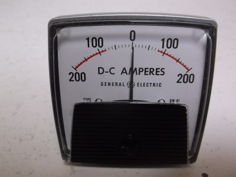GENERAL ELECTRIC 278A2184BRP1 METER 200-0-200 DC AMPERES  NSMP