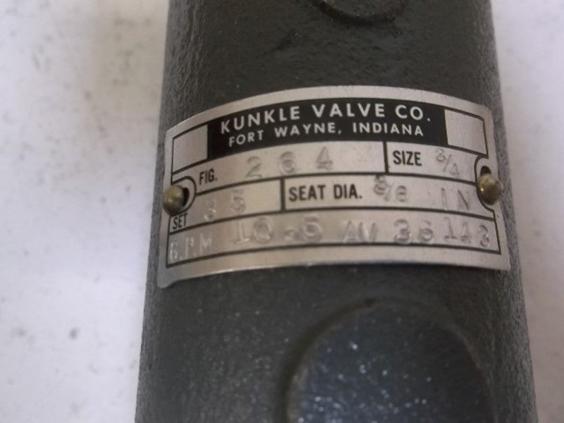KUNKLE 264 VALVE  NSMP