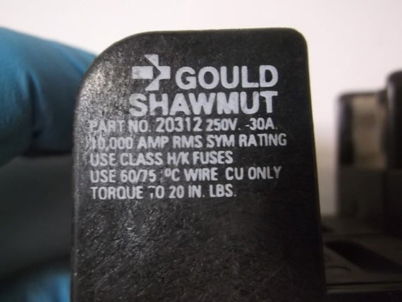 GOULD 20312 FUSE HOLDER  UNMP