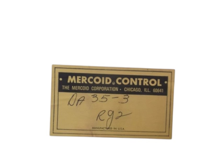 MERCOID DA 35-3 RG 2 PRESSURE SWITCH  NSMP