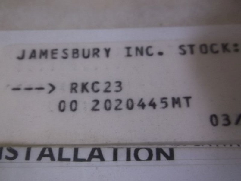 JAMESBURY RKC23 VALVE REPAIR KIT  NSNP