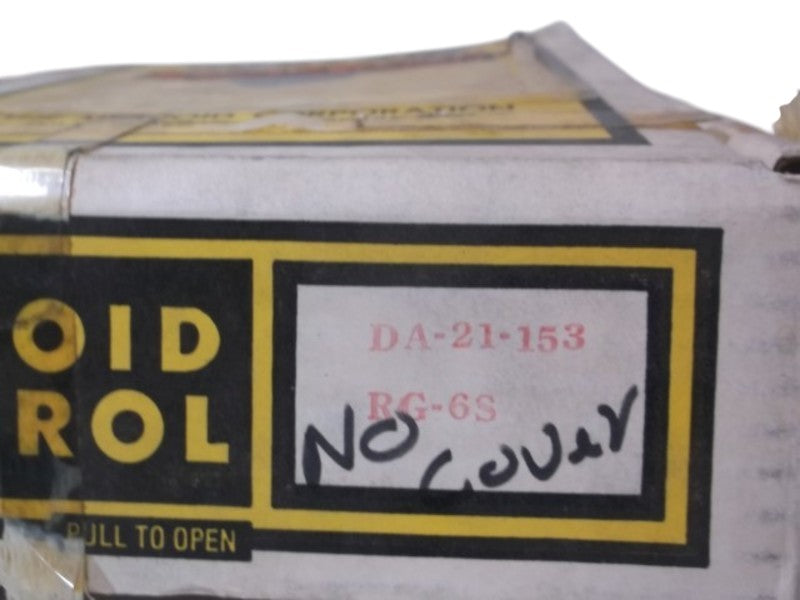 MERCOID DA-21-153 RG-6S PRESSURE SWITCH (AS PICTURED NO COVER)  NSMP