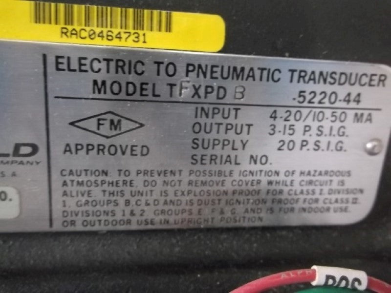 ASHCROFT T461T10060 XBX TEMPERATURE CONTROL  UNMP
