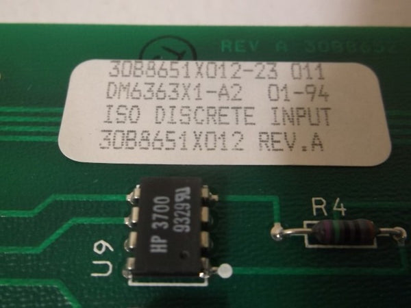 Fisher DM6363X1-A2 PC BOARD DISCREET ISOLATED INPUT  NSNP