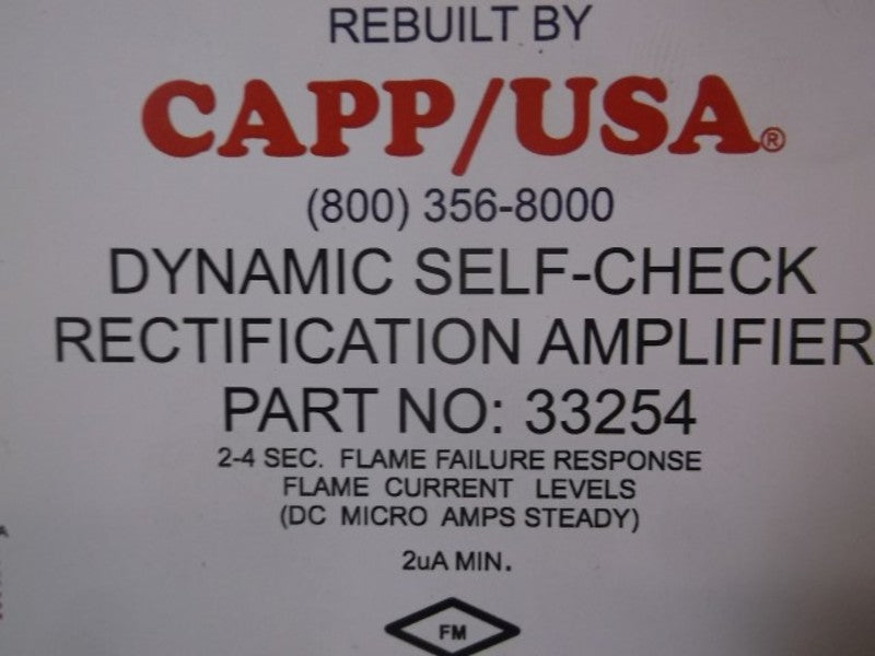 CAPP/USA 33254 DYNAMIC SELF-CHECK RECTIFICATION AMPLIFIER  NSNP
