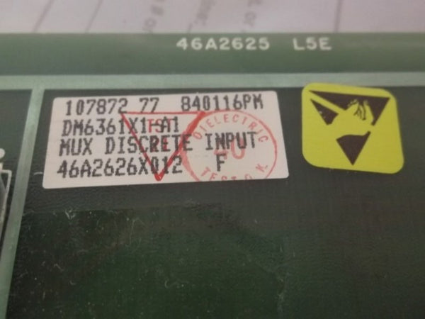 FISHER DM6361X1-A1 PC BOARD ISOLATED DISCREET INPUT  NSNP