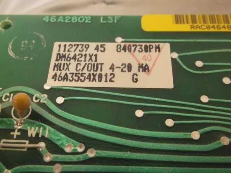 FISHER DM6421X1 MUX C/OUTPUT  NSNP