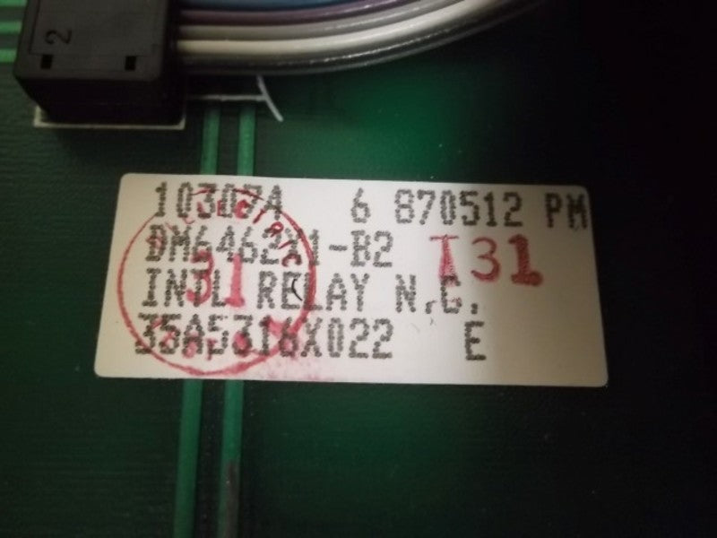 FISHER DM6462X1-B2 INTERNAL CONTROL RELAY BOARD  NSNP