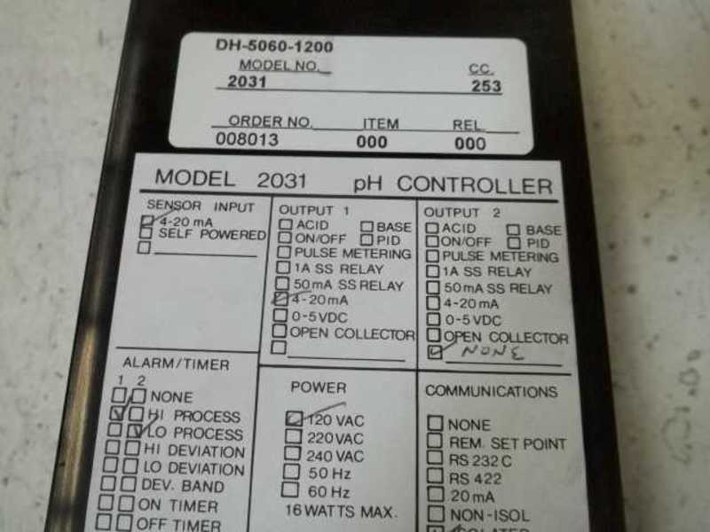 LFE MODEL 2031 CONTROLLER  UNMP