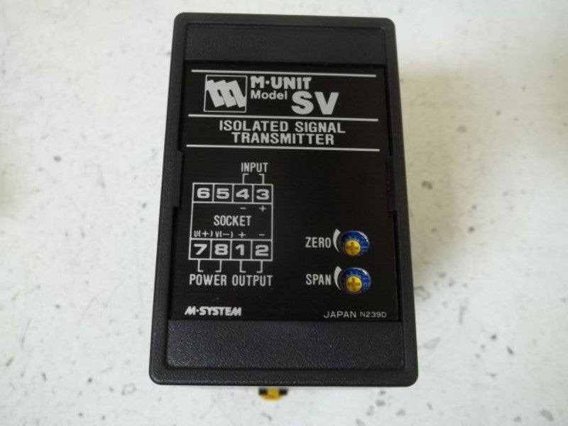 M-SYSTEMS SV-U3D-B ISOLATED SIGNAL TRANSMITTER  NSMP