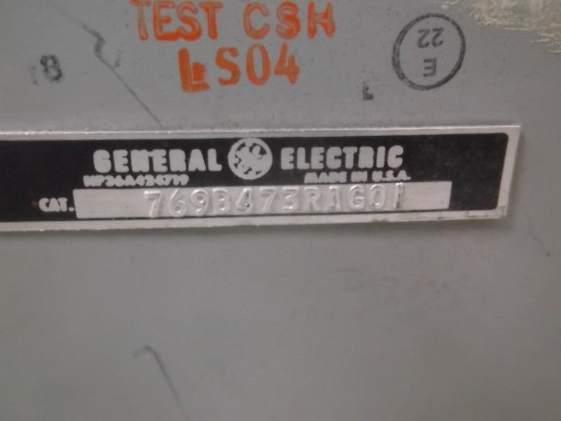 GENERAL ELECTRIC 769B473RAG01 STATIC EXCITER  UNMP