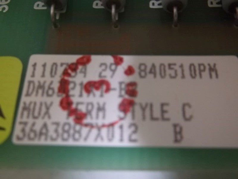 FISHER DM6321X1-B2 TERMINAL CONTROL BOARD MUX SE  UNMP