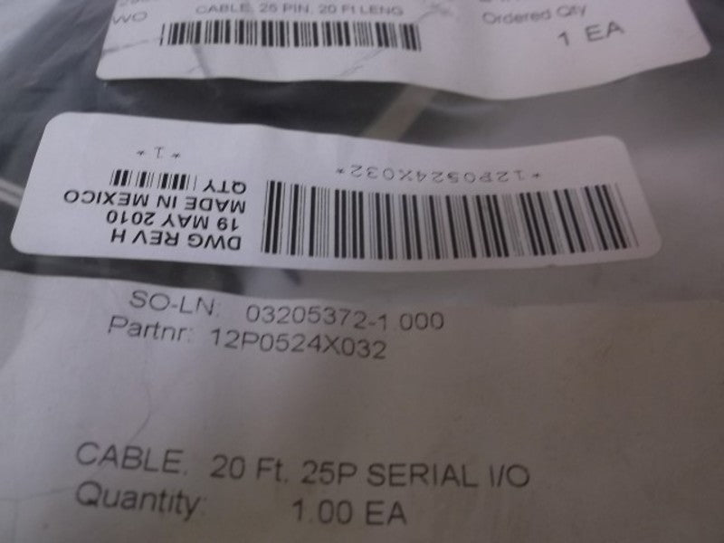 EMERSON 12P0524X032 INPUT/OUTPUT CABLE  NSNP