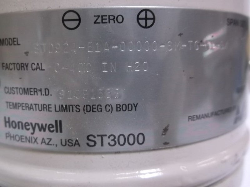 HONEYWELL STD924-E1A-00000-SM-TG-F1 PRESSURE TRANSMITTER  UNMP