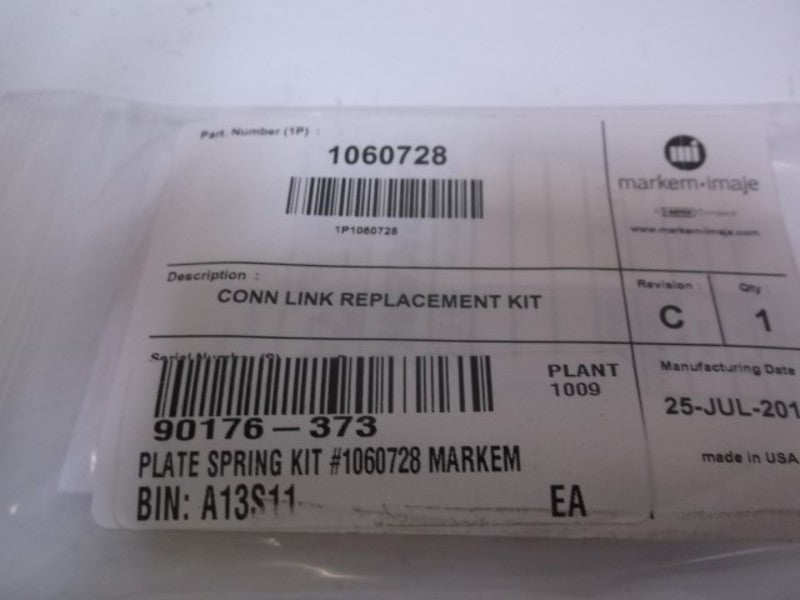 MARKEM IMAJ 1060728 SPRING LINK PLATE ASSEMBLY  NSNP IN A BAG